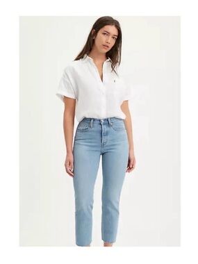 Levi's Light Wash Wedgie Straight 28x26 Jeans